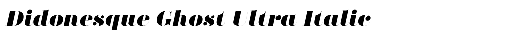 Didonesque Ghost Ultra Italic image
